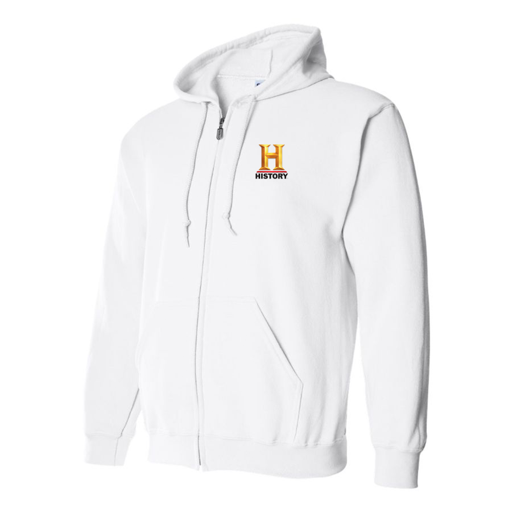 Men's History Channel Zipper Hoodie