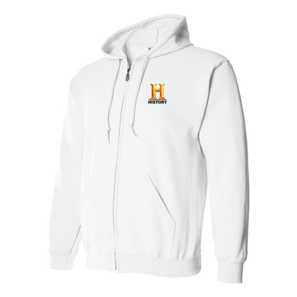 Men's History Channel Zipper Hoodie