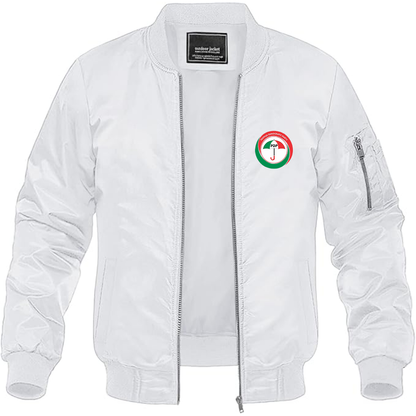 Men's   PDP  Logo  Lightweight Bomber Jacket Windbreaker Softshell Varsity Jacket Coat