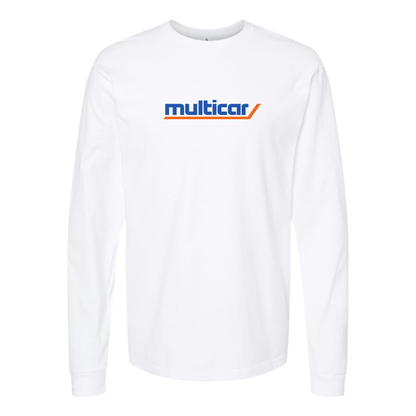 Men's Multicar  Logo Cotton Long Sleeve T-Shirt