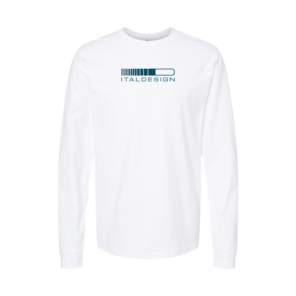 Youth Italdesign Logo Cotton Long Sleeve T-Shirt