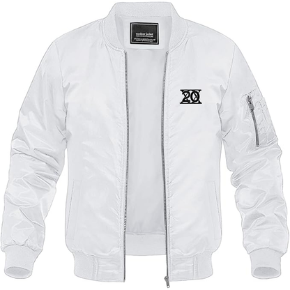 Men's Twentieth Century Motor Car Corporation Logo Lightweight Bomber Jacket Windbreaker Softshell Varsity Jacket Coat