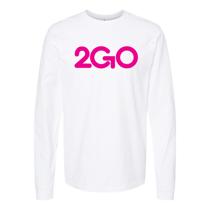 Men's  2GO Logo Cotton Long Sleeve T-Shirt