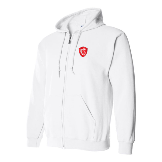 Men's MSI Symbol Logo Zipper Hoodie