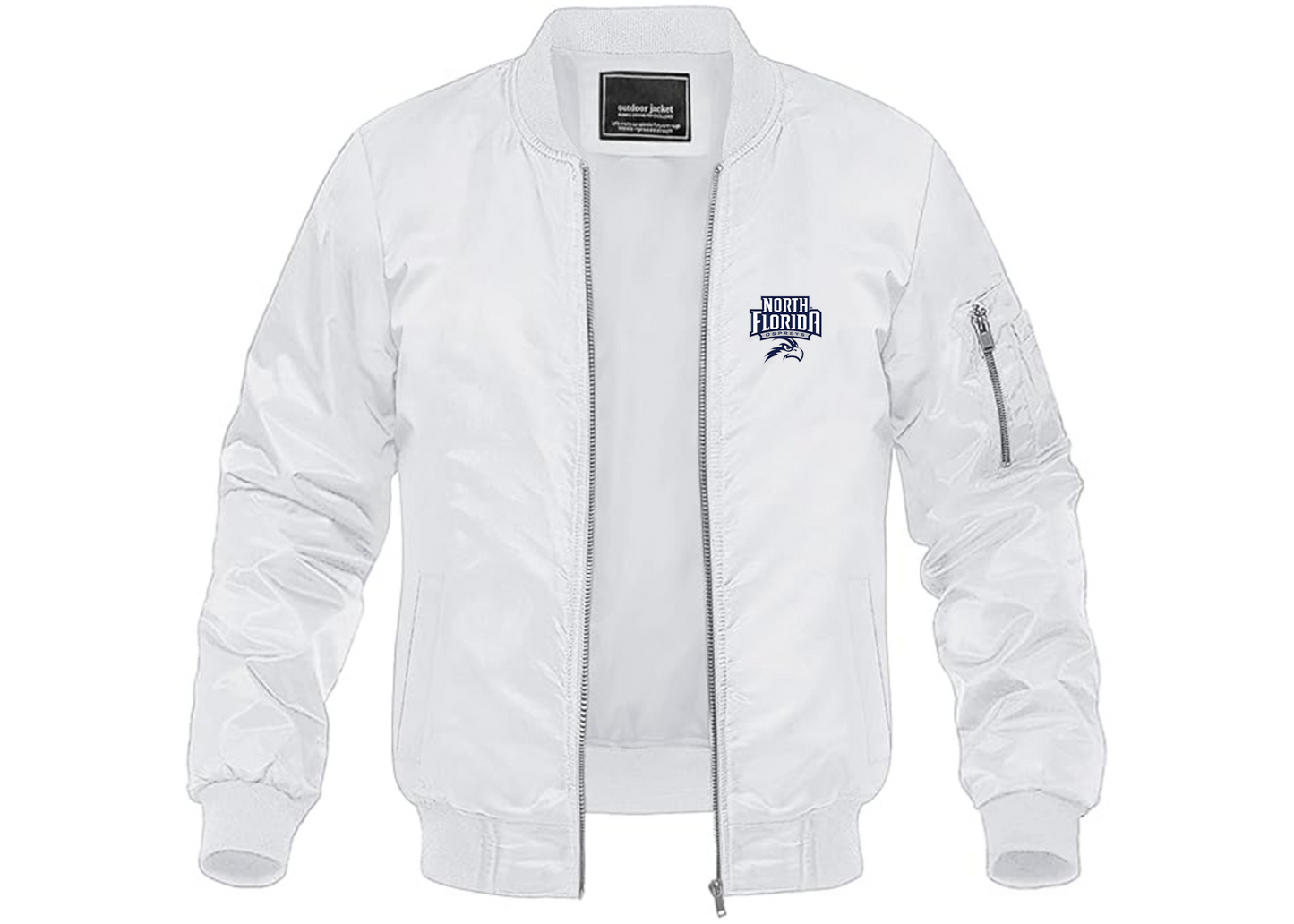Men's UNF Ospreys Lightweight Bomber Jacket Windbreaker Softshell Varsity Jacket Coat