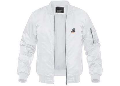 Men's UTEP Miners Lightweight Bomber Jacket Windbreaker Softshell Varsity Jacket Coat