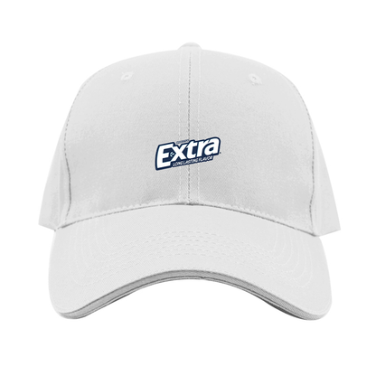 Extra Gum Logo  Dad Baseball Cap Hat