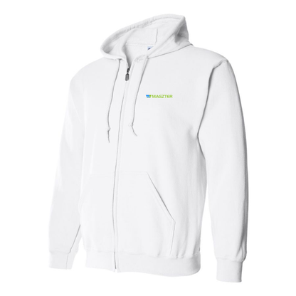 Men's MAGZTER Logo Zipper Hoodie