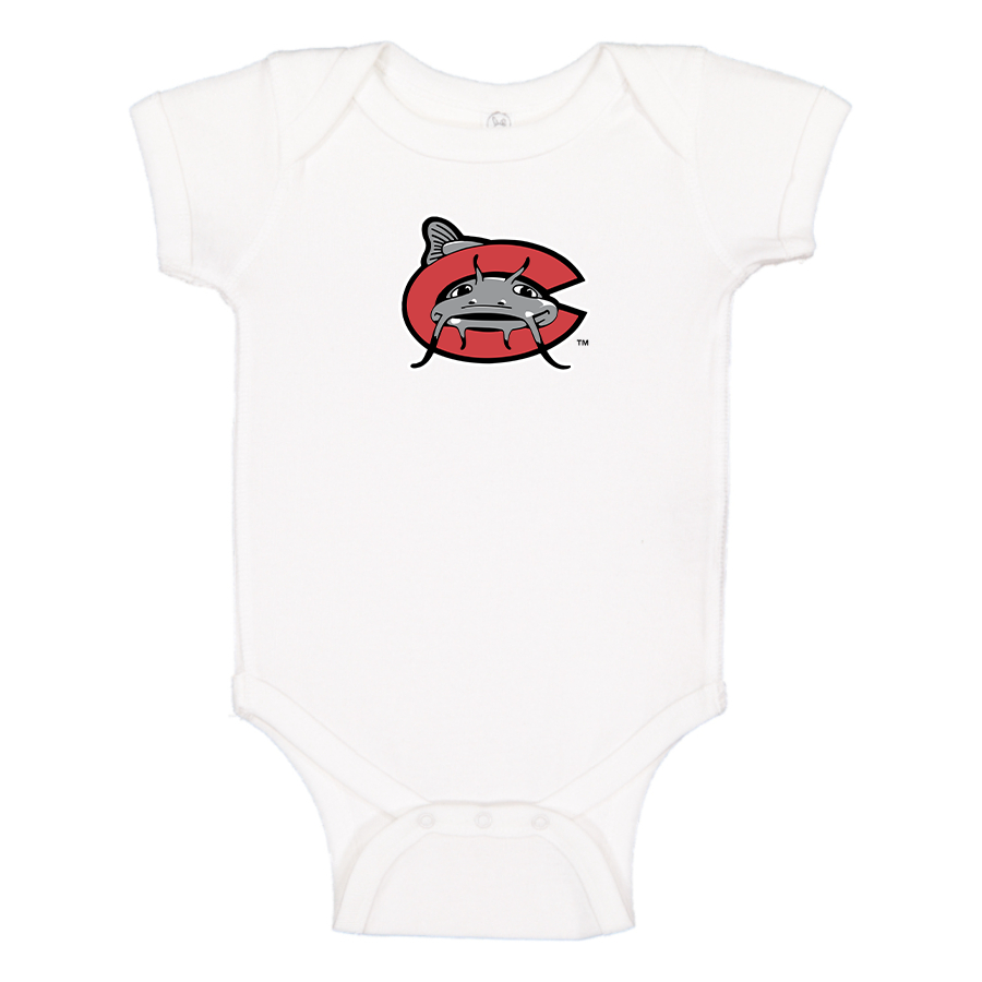Carolina Mudcats Logo Baby Onesie Romper