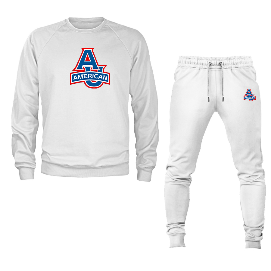 Men's  American Eagles  Crewneck Sweatshirt Joggers Suit