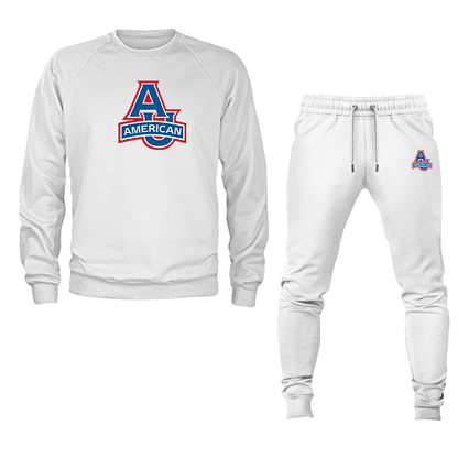 Men's  American Eagles  Crewneck Sweatshirt Joggers Suit