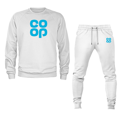 Men's CoOp Crewneck Sweatshirt Joggers Suit