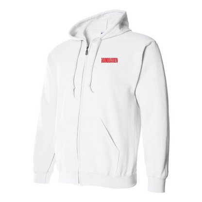 Men's Soundgarden Logo Zipper Hoodie