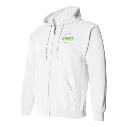 Men's Mint Radio Logo Zipper Hoodie