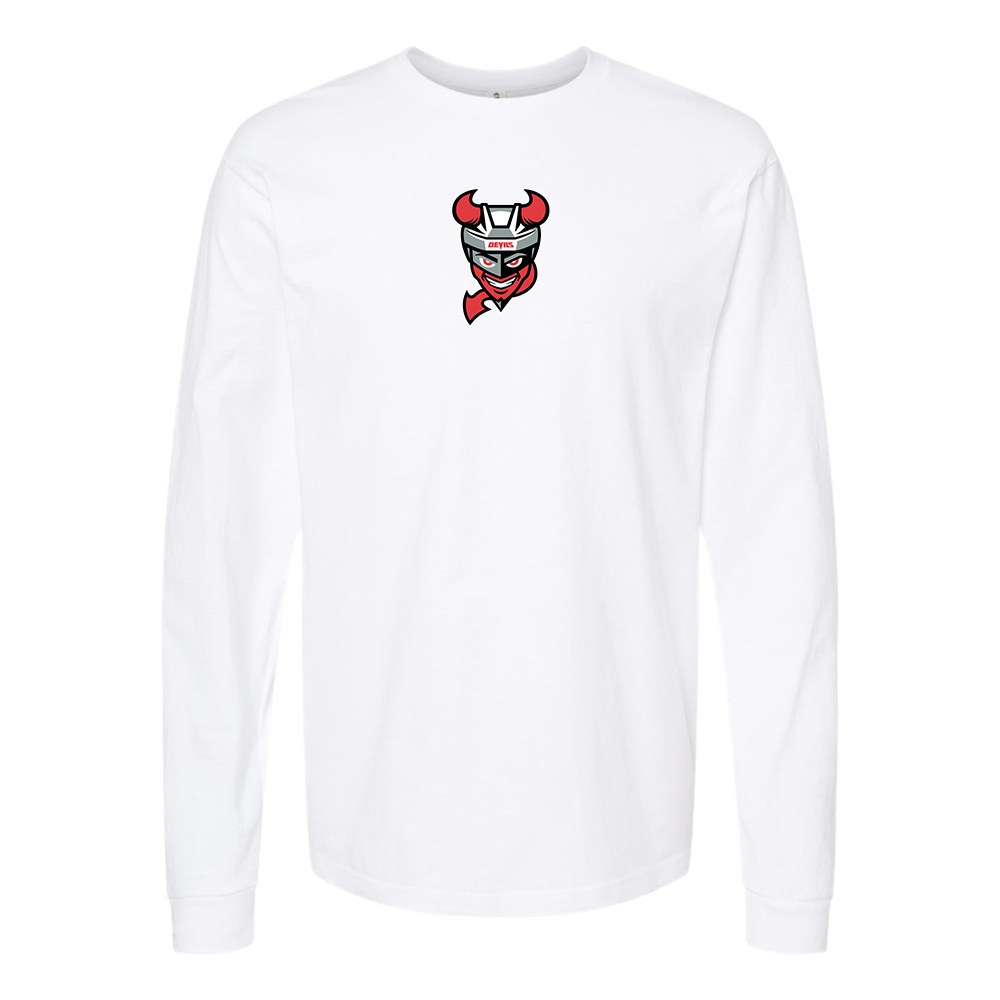 Men's Binghamton Devils Logo Long Sleeve T-Shirt