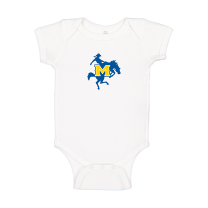 McNeese State Cowboys Logo Baby Romper Onesie