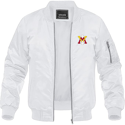 Men's VMI Keydets Lightweight Bomber Jacket - White