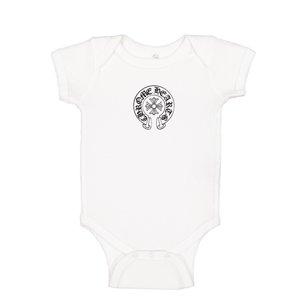 Chrome Hearts Logo Baby Romper Onesie