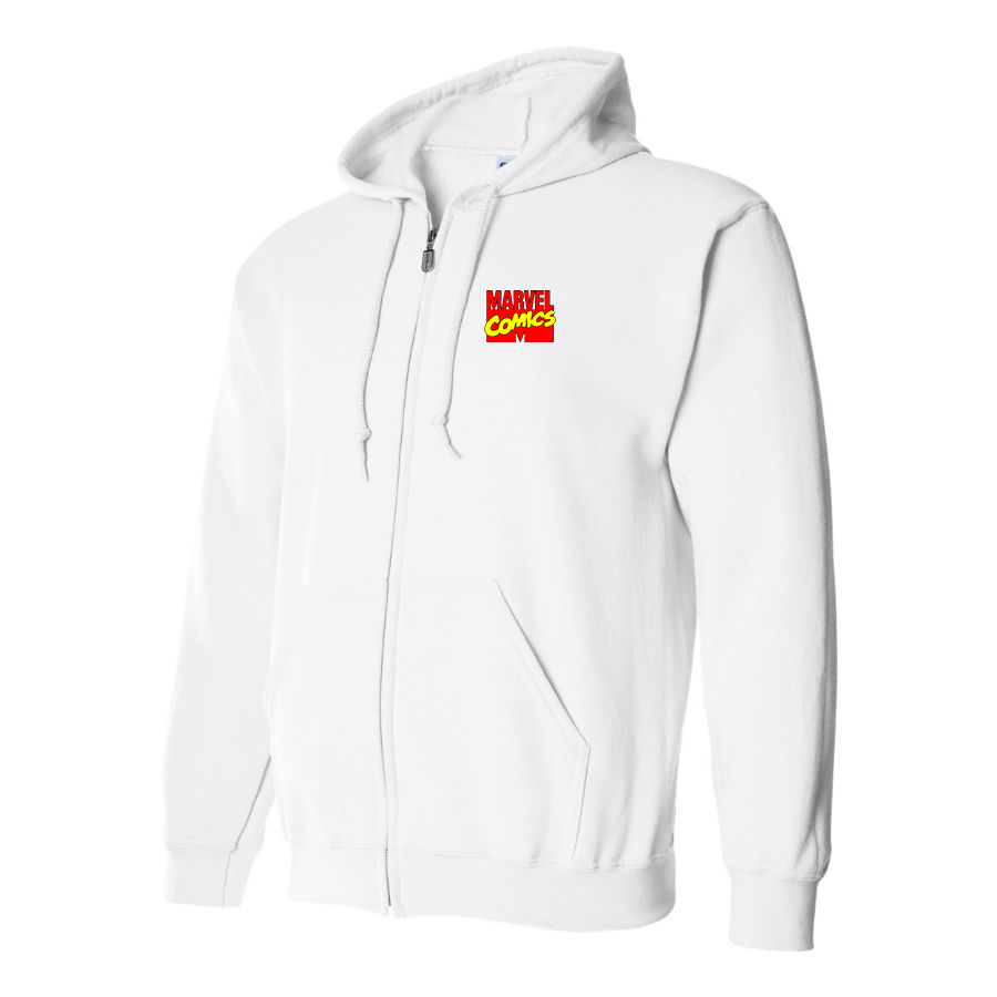 Men's Marvel Comics Logo Zipper Hoodie
