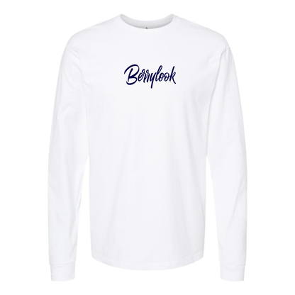 Men's Berrylook  Logo Cotton Long Sleeve T-Shirt