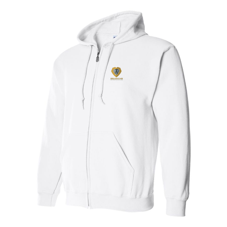 Men's Hradyesh Logo Zipper Hoodie