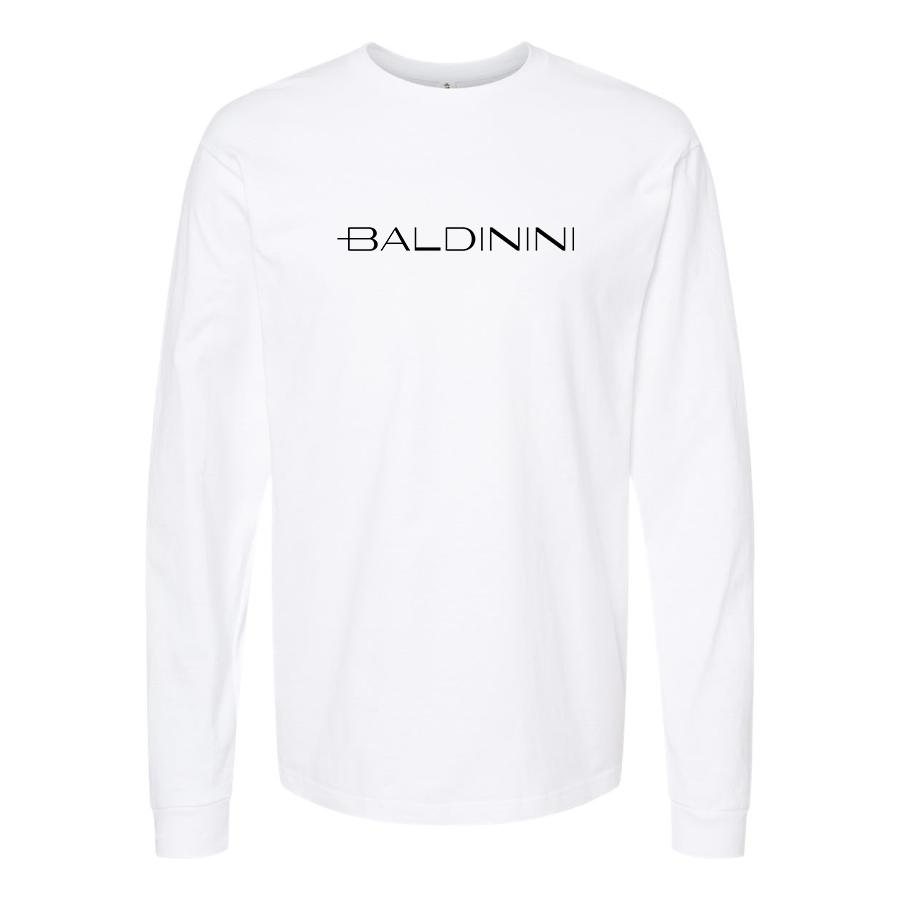 Men's Baldinini Logo Cotton Long Sleeve T-Shirt