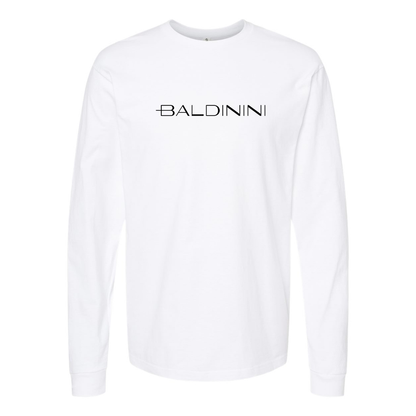 Men's Baldinini Logo Cotton Long Sleeve T-Shirt