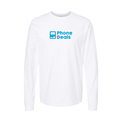 Youth MrPhoneDeals Logo Cotton Long Sleeve T-Shirt