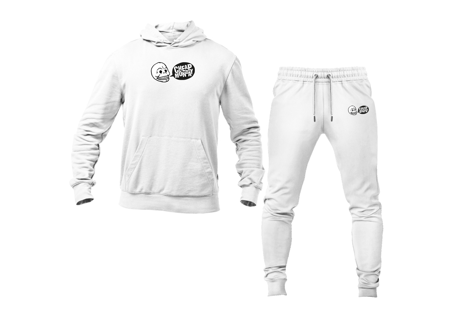 Men's Cheap Monday Logo Hoodie Joggers Set