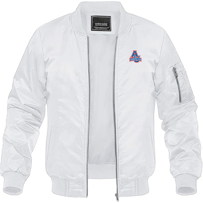 Men's  American Eagles  Lightweight Bomber Jacket Windbreaker Softshell Varsity Jacket Coat