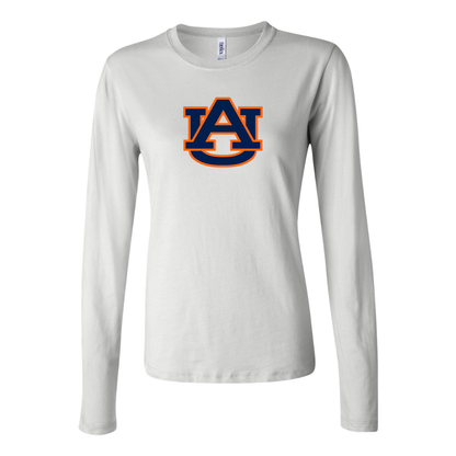 BELLA CANVAS  Auburn Tigers Jersey Long Sleeve Tee