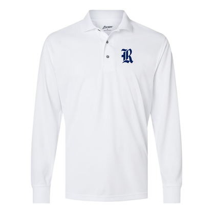 Men's Rice Owls Logo Paragon Prescott Long Sleeve Polo