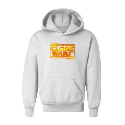 Youth The Clone wars Logo Pullover Hoodie