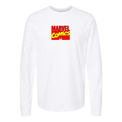 Men's Marvel Comics Logo Long Sleeve T-Shirt