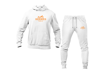 Men's Hermès Logo Hoodie Joggers Set