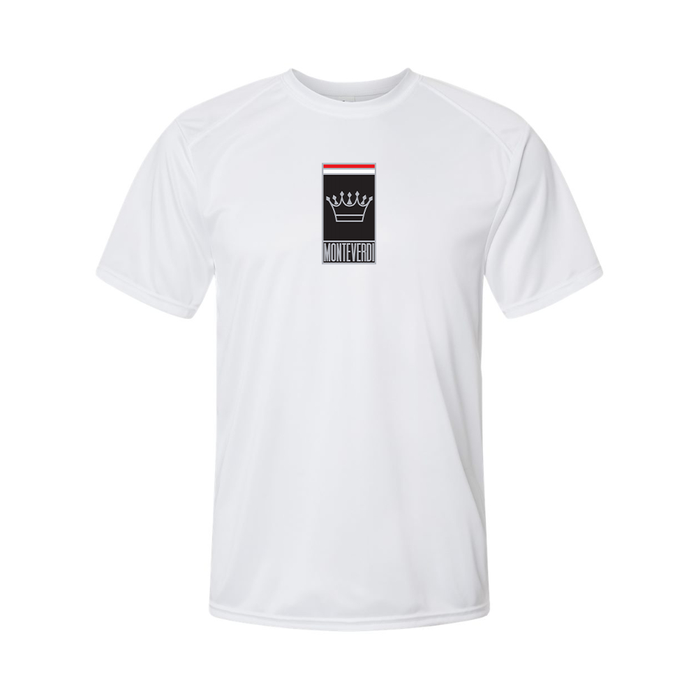 Men's Monteverdi Logo Polyester T-Shirt