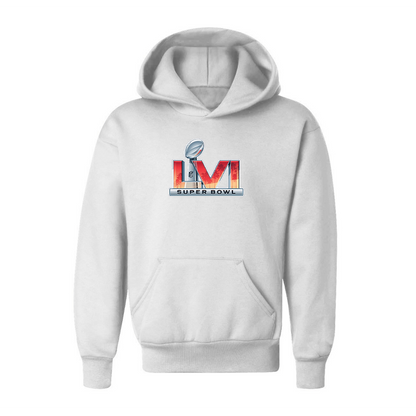 Youth Superbowl LVI Logo  Pullover Hoodie
