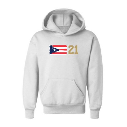 Youth  Liga de Beisbol Profesional Roberto Clemente Logo Pullover Hoodie