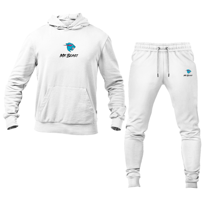 Men's Mr Beast Logo Hoodie Joggers Set