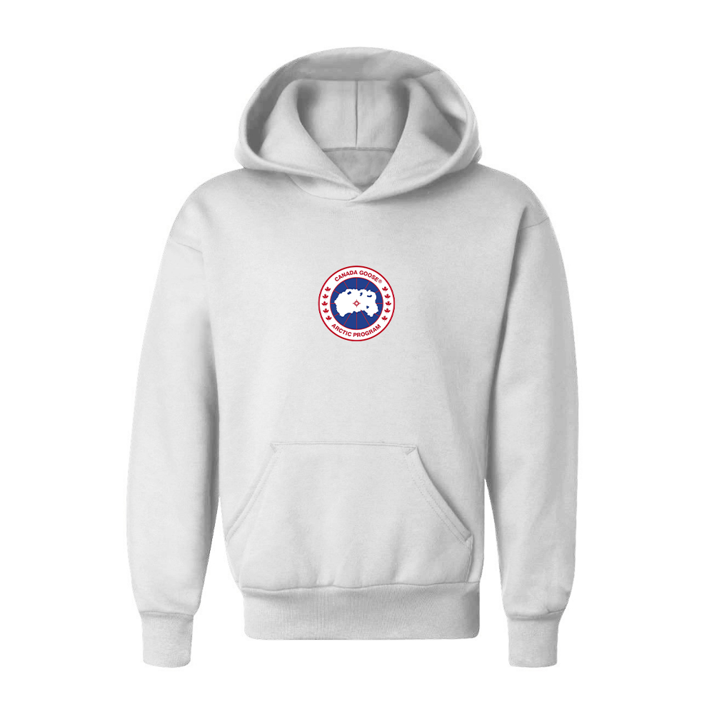Youth Canada Goose Logo Pullover Hoodie