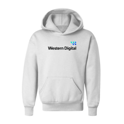 Youth Western Digital  Logo  Pullover Hoodie
