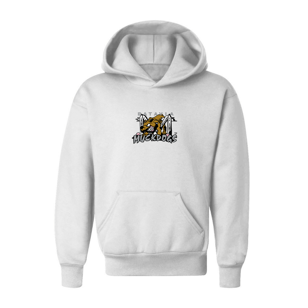 Youth Batavia  Muckdogs Logo Pullover Hoodie