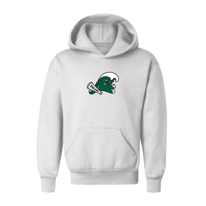 Youth Tulane Green Wave Logo  Pullover Hoodie
