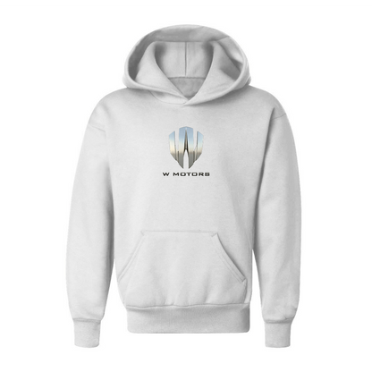 Youth W Motors Logo  Pullover Hoodie