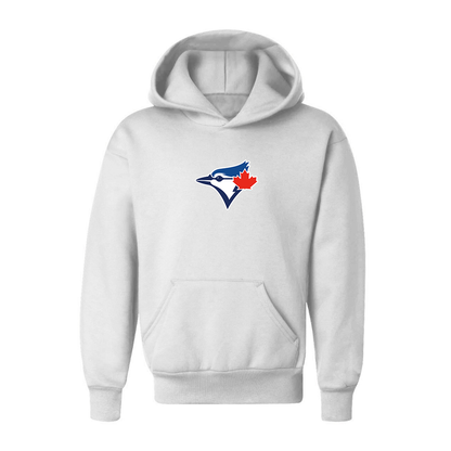 Youth Bluefield Blue Jays Logo Pullover Hoodie