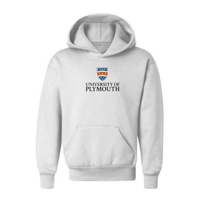 Youth University of Plymouth Logo  Pullover Hoodie