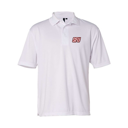 Men's Saint Francis Red Flash Logo Sierra Pacific Moisture Free Mesh Polo