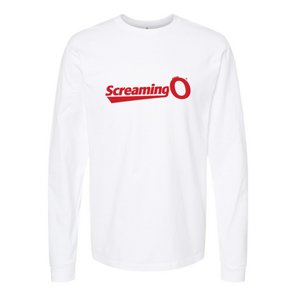 Men's ScreamingO Logo Cotton Long Sleeve T-Shirt