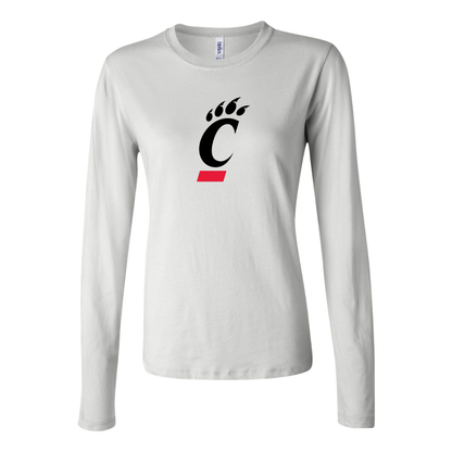 BELLA CANVAS Cincinnati Bearcats Jersey Long Sleeve Tee