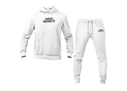 Men's Amon Amarth Logo Hoodie Joggers Set